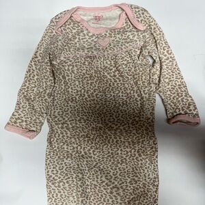 Leopard Print 0-3 months Pajamas